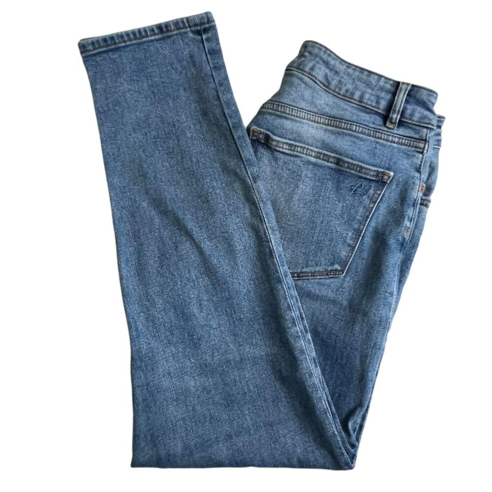 DL1961 Womens 29 Button Fly Distressed Bella‎ High Rise Vintage Slim Jeans